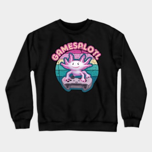 Gamesalotl Axolotl Gaming Crewneck Sweatshirt